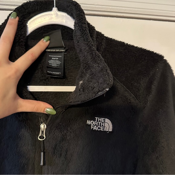 Black North Face Full Zip Fleece Jacket - Picture 2 of 4